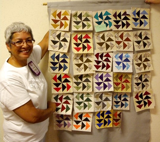 Frances Evans - Winner of May Block of the Month